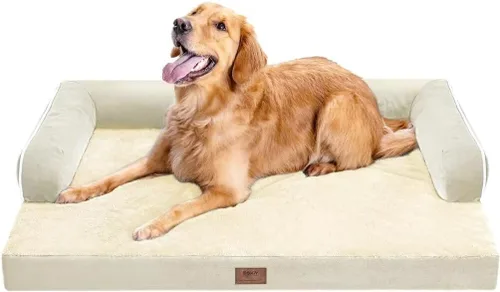 Vista 121 de Cama pequeña para perros y gatos, cama ortopédica impermeable para perros pequeños, cama de gato, cómodo sofá para mascotas, sofá cama con funda