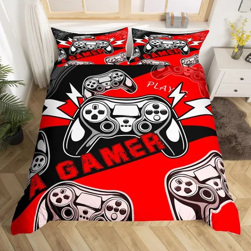 Vista 30 de Juego de ropa de cama de panal de abeja, funda de edredón geométrica 3D de colmena hexagonal de colmena tamaño Queen para niños y hombres, funda