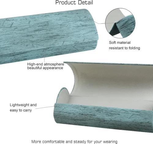 Vista 2 de Estuche rígido para lentes y lentes de sol para hombresmujeres y niños