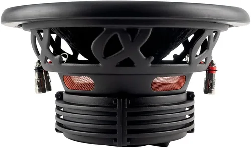 Vista 4 de Alphasonik NSW410 Neuron 400 Series 10” 1200 Watts Max / 400 Watts RMS Subwoofer de coche de 4 ohmios dual con alta calidad de imán, papel