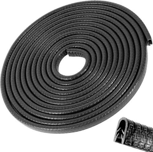 Vista 11 de Protectores de Borde de Puerta de Coche, 5 m, Protector de Goma para Borde de Puerta de Coche, con Protección en Forma de U, Protector de Borde