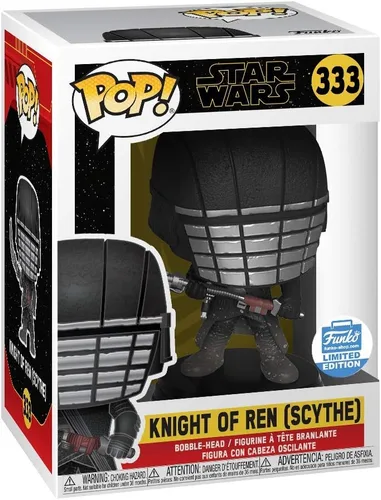 Vista 2 de Funko El ascenso de Skywalker POP! Star Wars Knight of Ren Figura de vinilo #333 [Guadaña]