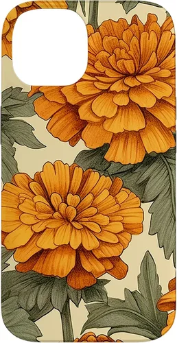 Vista 4 de Watercolor Marigold Flower Case for iPhone 16