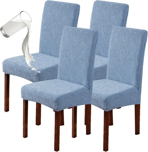 Vista 12 de Genina Fundas impermeables para sillas Parsons de comedor, fundas elásticas para sillas Parsons para comedor, cocina, funda protectora para silla