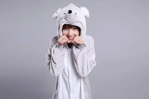 Vista 5 de MizHome Lucky Mouse Mascot Collection - Disfraz unisex de disfraz S-XL