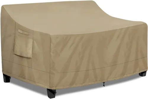 Vista 11 de PureFit Funda impermeable para sofá de exterior, funda para muebles de sofá de patio, funda de sofá biplaza de 2 plazas con ventilación de aire