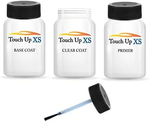 TouchupXS-Perfect Match for Audi Q8 Etron LZ8S Madeirabraun Metallic 2oz Basecoat Clearcoat and Primer with E-Z Dabber