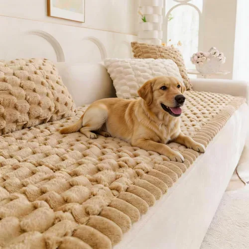 Vista 8 de Funda de sofá para mascotas, lavable, apta para mascotas, protector de sofá para muebles, tapete bohemio para mascotas, para sofás y sofás
