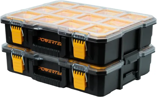 Vista 19 de POWERTEC Caja de herramientas con inserto de espuma, organizador de herramientas de espuma para Bosch L-Boxx 2, inserto personalizable para maletín