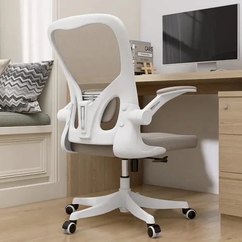 Vista 21 de Monhey Silla de oficina negra, silla de oficina ergonómica, silla de escritorio de oficina en casa para personas grandes y altas, silla