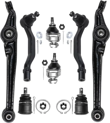 Vista 10 de Detroit Axle - Kit de 8 piezas para Chevy GMC Silverado Sierra Suburban 1500 Yukon Cadillac Escalade 2 brazos de control superior, 2 barras