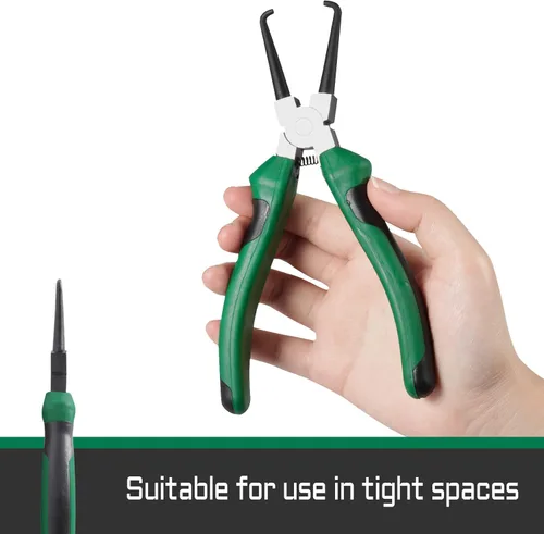 Vista 5 de Alicates de línea de combustible de 7 pulgadas, herramienta de extracción de filtro de combustible con asas TPR, herramienta de filtro