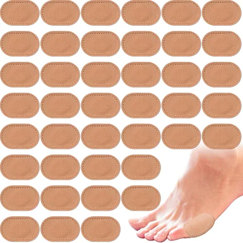 Vista 10 de Nuanchu 60 cojines para juanetes, almohadillas autoadhesivas para juanetes, parches de callos para pies, ampollas de pies, accesorios para zapatos