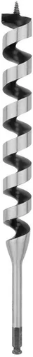 Vista 9 de Irwin Tools 4935572 Brocas para barrena de barco, 1-1/16 pulgadas x 17 pulgadas, color plateado