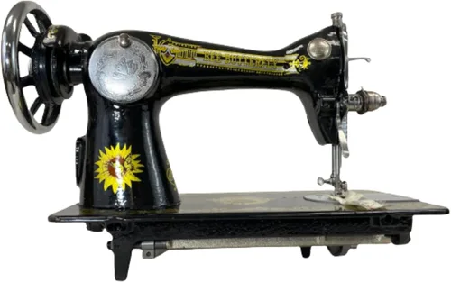 Vista 4 de Yamata Bee Butterfly - Máquina de coser mecánica de cama plana (FY2-1 W/manivela)