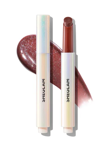 Vista 11 de SHEGLAM Pout-Perfect Brillo de Labios Sólido Hidratante con Brillo Rellenador de Labios - First Crush