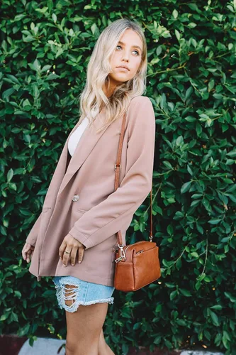 Vista 6 de FashionPuzzle - Bolsa bandolera pequeña con triple cremallera