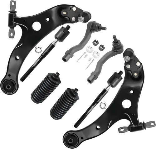 Vista 159 de Detroit Axle - Kit de brazos de control delanteros de 8 piezas para Toyota Sienna 2004-2010, 2 brazos de control inferiores con rótulas, 4 barras