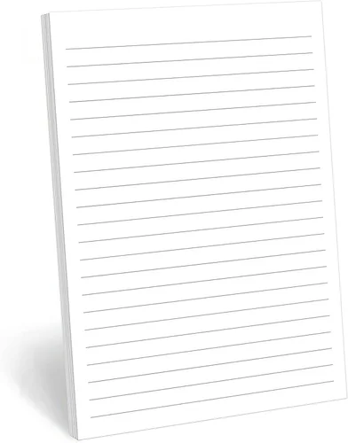 Vista 8 de 321Done Bloc de notas a rayas, 50 hojas (5.5 x 8.5 pulgadas), bloc de notas de planificación de lujo con líneas, papel grueso de alta calidad