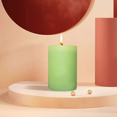 Vista 4 de Molde de vela de silicona hexagonal cilíndrica, 2 moldes de vela para hacer velas, velas de pilar de resina para velas de aromaterapia, cera