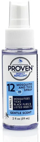Proven - Aerosol repelente de insectos, mantiene alejados mosquitos, garrapatas y moscas, repelente alternativo al DEET, hasta 14 horas de