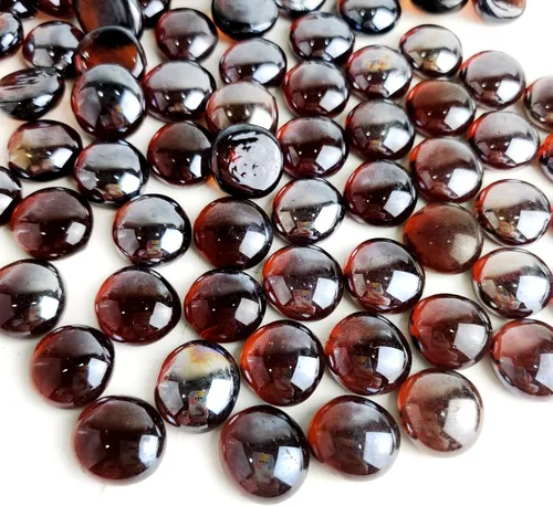 Vista 18 de HappyFiller Gemas de Vidrio Mármoles Planos Negros 1 LB para Rellenos de Jarrones, Arte, Manualidades, Detalles del Hogar, Centros de Mesa de Bodas