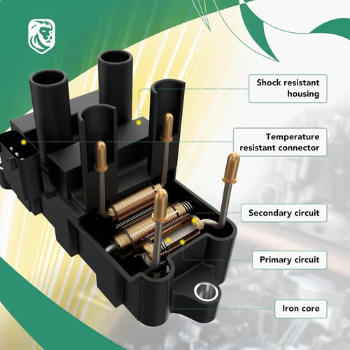Vista 4 de YHTAUTO Bobina de encendido de repuesto para Chevrolet Saturn Oldsmobile Pontiac modelos 2000 2001 2002 2003 2004 2005 2006 2.2L l4, 50111 5C1492