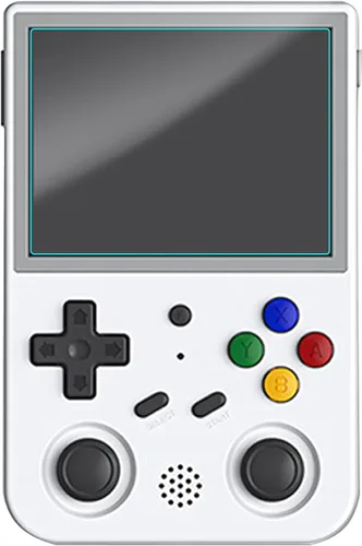 Vista 4 de Mr.Shield Protector de pantalla para Anbernic RG353V RG353VS vidrio templado 3 unidades vidrio japonés con dureza 9H protector de pantalla