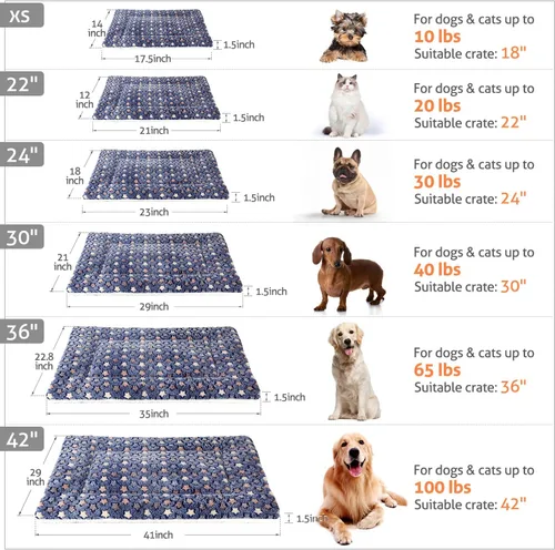 Vista 6 de Mora Pets Cama para perros ultra suave con bonito estampado de estrellas, lavable para perros grandes, medianos y pequeños, reversible, forro polar