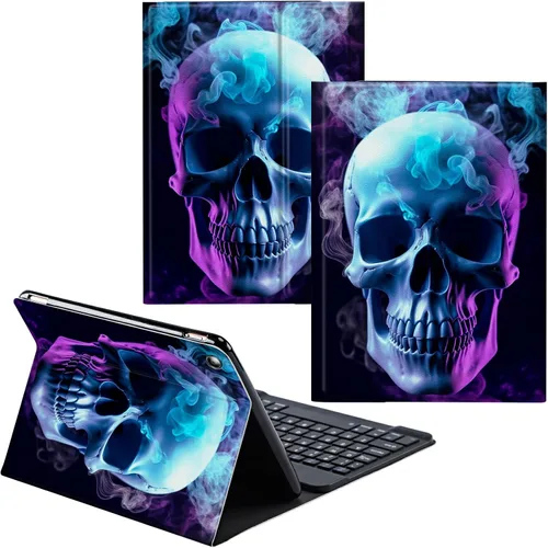 Vista 102 de Funda para Samsung Galaxy Tab S6 Lite 2022/2020 Teclado inalámbrico desmontable y cubierta de cuero PU Funda protectora para tableta para Samsung