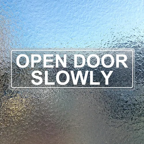 Vista 12 de Adhesivo automático para puerta, vinilo de 9 x 3 pulgadas, extraíble, impermeable, autoadhesivo, adhesivo para ventana, para negocios, oficinas