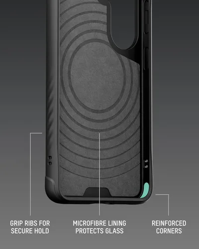 Vista 4 de Mous Funda protectora para Samsung Galaxy S26, compatible con MagSafe y Qi2, funda protectora ilimitada para Galaxy S26, a prueba de golpes, Fibra