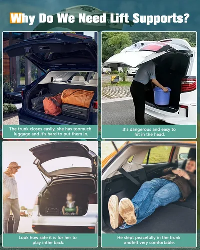 Vista 7 de SCITOO 689500D021 2 piezas de soportes de elevación de 16.77" Compatibles con Yaris (Cp10) Hatchback 1999, amortiguadores de capó