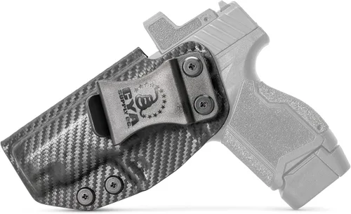 Vista 51 de CYA Supply Co. - Fundas IWB de fibra de carbono listas para ópticas - Múltiples ajustes - Compañía de veteranos - Hecho en EE. UU