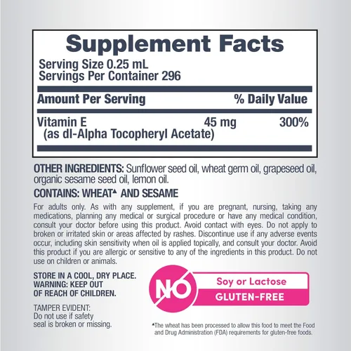 Vista 4 de NeoCell Aceite de vitamina E 30000iu 2.5 onzas líquidas Grado ingestible y tópico Fórmula de acción rápida para piel, cabello y cara