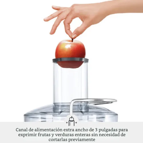 Vista 5 de Juguera compacta Breville BJE200XL, extractor de jugo de 700 vatios