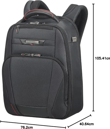 Vista 8 de Samsonite Pro-DLX 5 - Mochila para portátil, color negro, 17.5 in, PRO-DLX 5