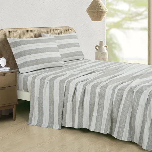 Vista 19 de Chezmoi Collection Juego de sábanas geométricas Lodge de 3 piezas tamaño Twin - Multicolor azul con estampado de diamante, microfibra cepillada