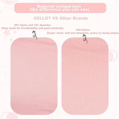 Vista 8 de CÉLLOT Diademas de nudo suaves súper elásticas con lazos para el cabello, vendas para la cabeza, accesorios para el cabello para recién nacidas