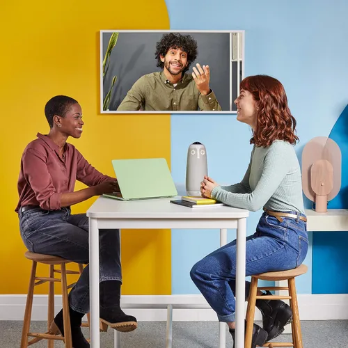 Vista 7 de Refurbished Meeting Owl 3-360 grados, cámara inteligente de videoconferencia HD de 1080p, micrófono y altavoz