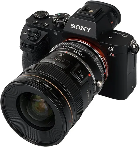 Vista 5 de Vizelex CINE ND - Adaptador de lente de acelerador compatible con lentes Canon EF Full Frame en cámaras Sony E-Mount