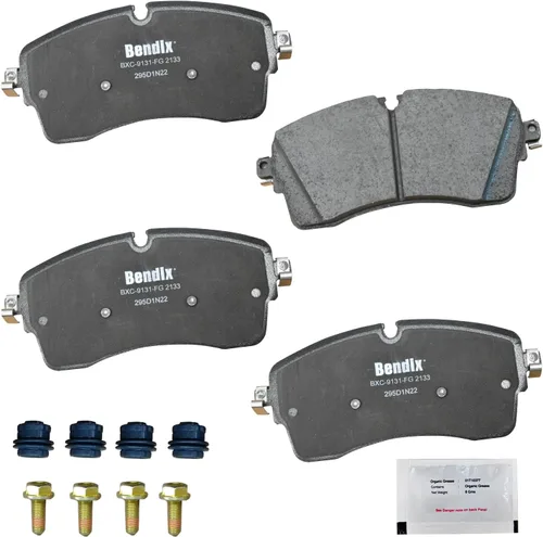 Vista 199 de Pastillas de freno delanteras semi-metálicas Bendix Priority1 CFM1774 para Ford Transit 2019-2017, Transit-150 2021-2015, Transit-250 2021-2015