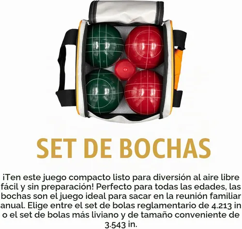 Vista 2 de Baden Champions Bocce Ball Set