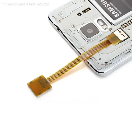 Vista 2 de chenyang Micro SD TF Kit de tarjeta de memoria TF macho a hembra Cable de extensión plano suave FPC 3.9 in