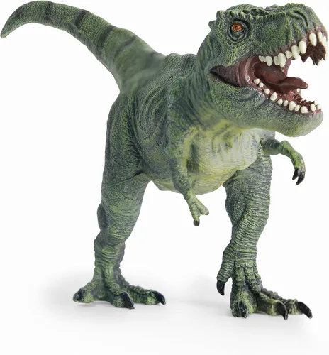 RECUR Juguetes de dinosaurio Tyrannosaurus Rex de 13 pulgadas, figura de acción realista de T-Rex, figura de juguete Jurassic Trex, modelo de mundo