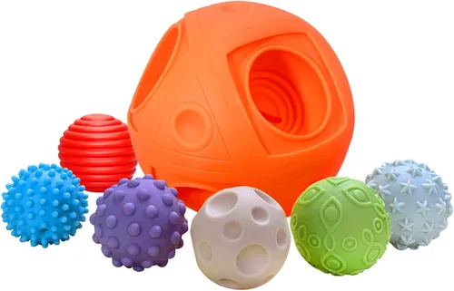 Vista 10 de Bolas sensoriales – Juguetes Montessori, múltiples texturas para niños pequeños, juguetes sensoriales para bebés de 1 a 3 años, bolas de bebé que