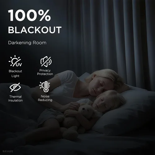 Vista 73 de CUCRAF - Juego de 2 paneles de cortinas de ventana con oscurecimiento total del 100%, de 54 pulgadas de largo, con aspecto de lino falso, cortinas