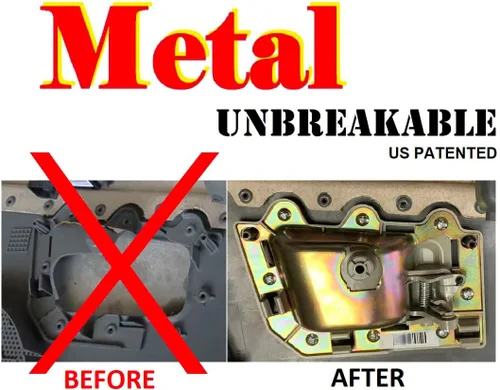 Vista 2 de Compatible con manija interior interior para puerta interior Jeep Grand Cherokee 05-11, 4 piezas de pernos cromados beige tostados 2005 2006 2007