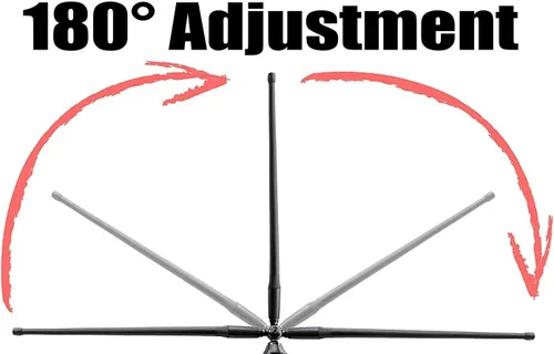 Vista 2 de AntennaMastsRus - Kit de antena negra AM-FM Rubber Ducky de 15 pulgadas compatible con Case IH New Holland Farmall McCormick Steyr