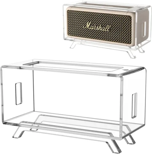 Vista 9 de TXEsign Soporte de escritorio acrílico Compatible con altavoz Marshall Emberton/Emberton II/Emberton III, soporte de mesa, estante de exhibición